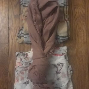 3 scarves cotton